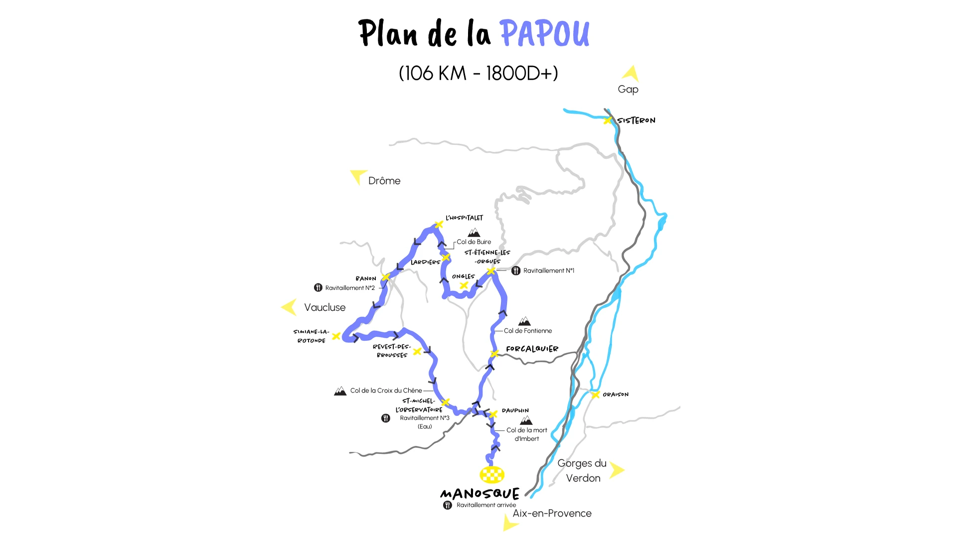 Parcours 87km